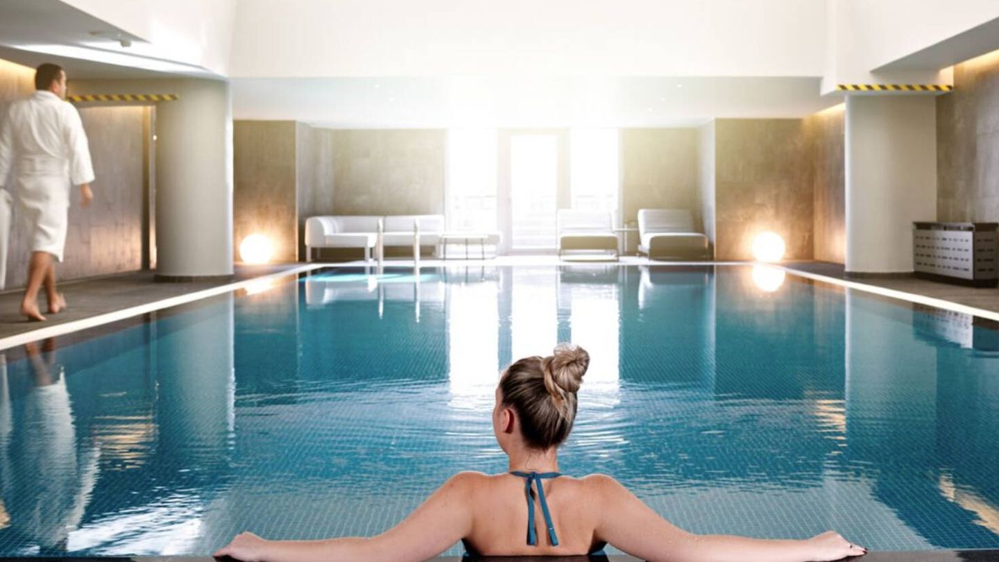 La piscina climatizada del hotel Sheraton Zagreb. (Cortesía)