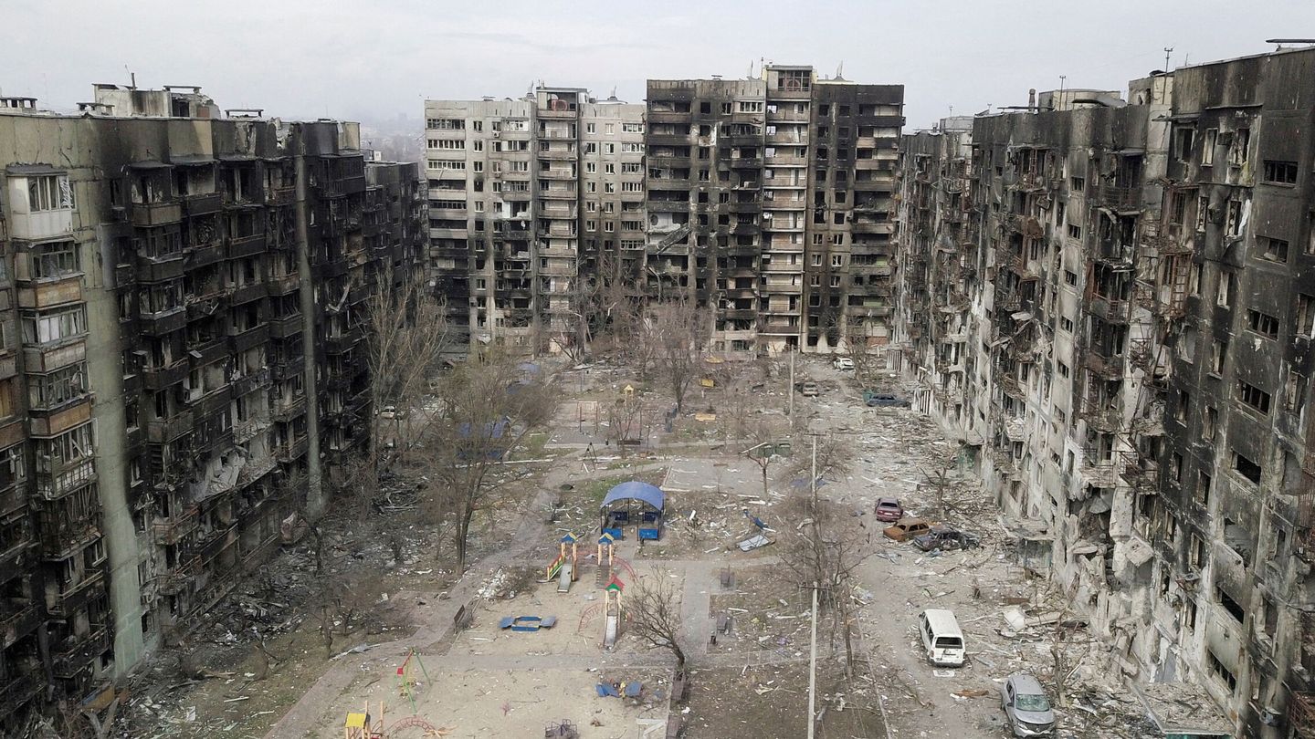 Destrucción en Mariupol. (Reuters/Pavel Klimov)