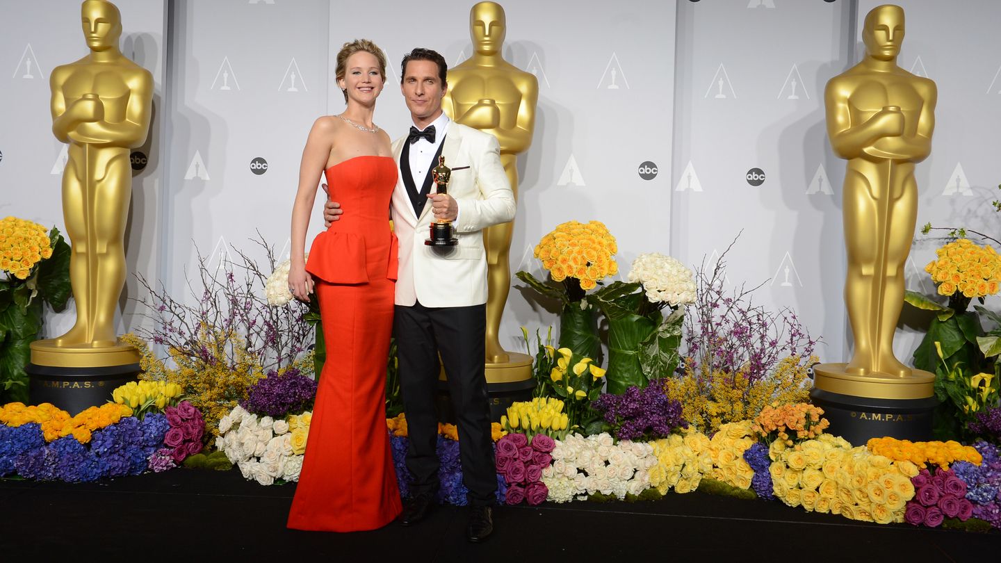 Matthew McConaughey y Jennifer Lawrence