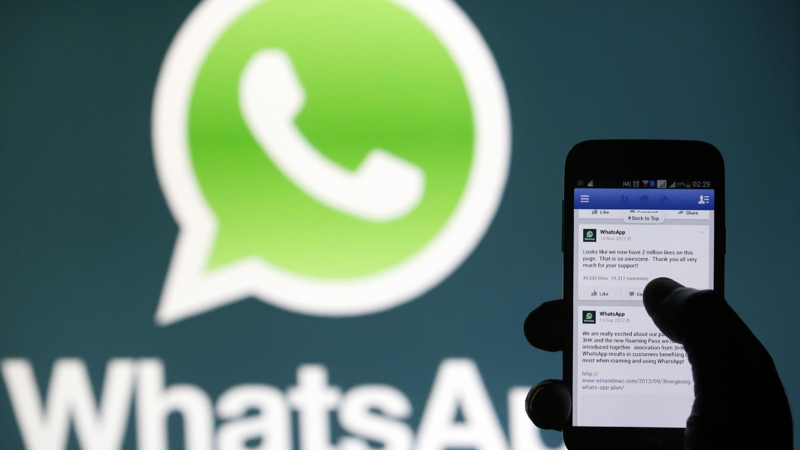Foto: WhatsApp es propiedad de Facebook desde 2014. (Reuters)