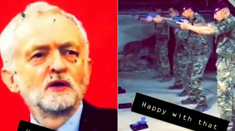 Soldados británicos realizan pruebas de tiro en Afganistán 'disparando' a Corbyn