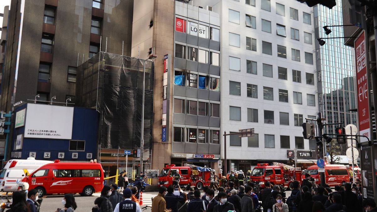 Al menos 24 muertos en un incendio aparentemente provocado en un edificio en Osaka