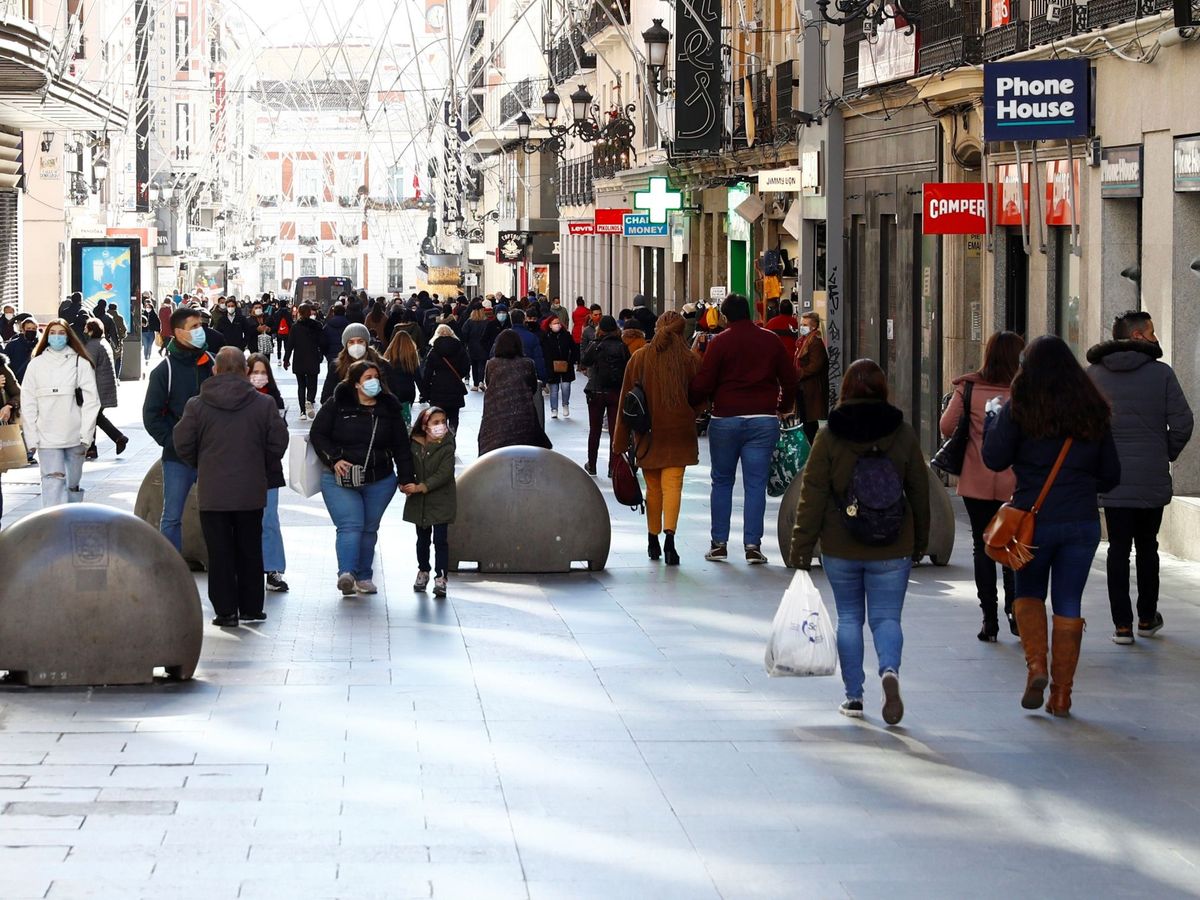 Foto: Una calle comercial de Madrid (EFE)