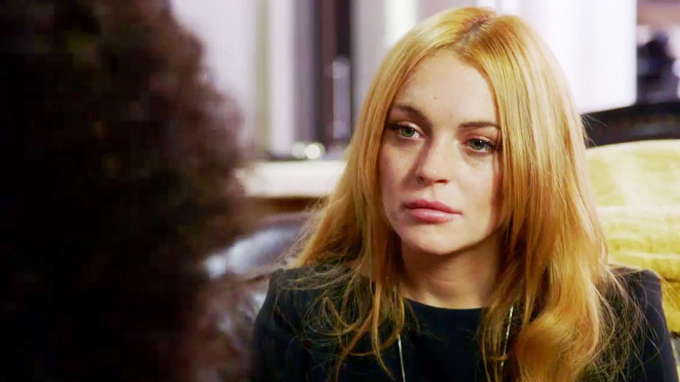 Foto: Lindsay Lohan durante una entrevista a Discovery Channel, en una imagen de archivo