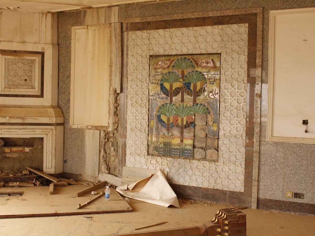Foto: Uno de los palacios de Sadam, en Bagdad. (Alicia Alamillos)