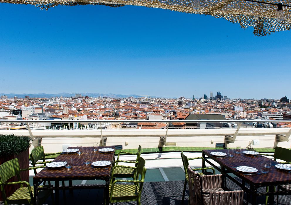 Foto: El restaurante Tartan Roof, en la azotea del Círculo de Bellas Artes de Madrid