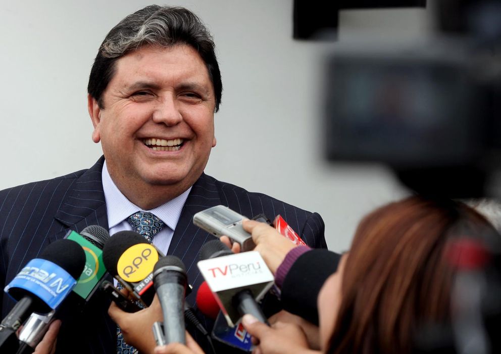 Foto: El expresidente peruano Alan García Pérez.