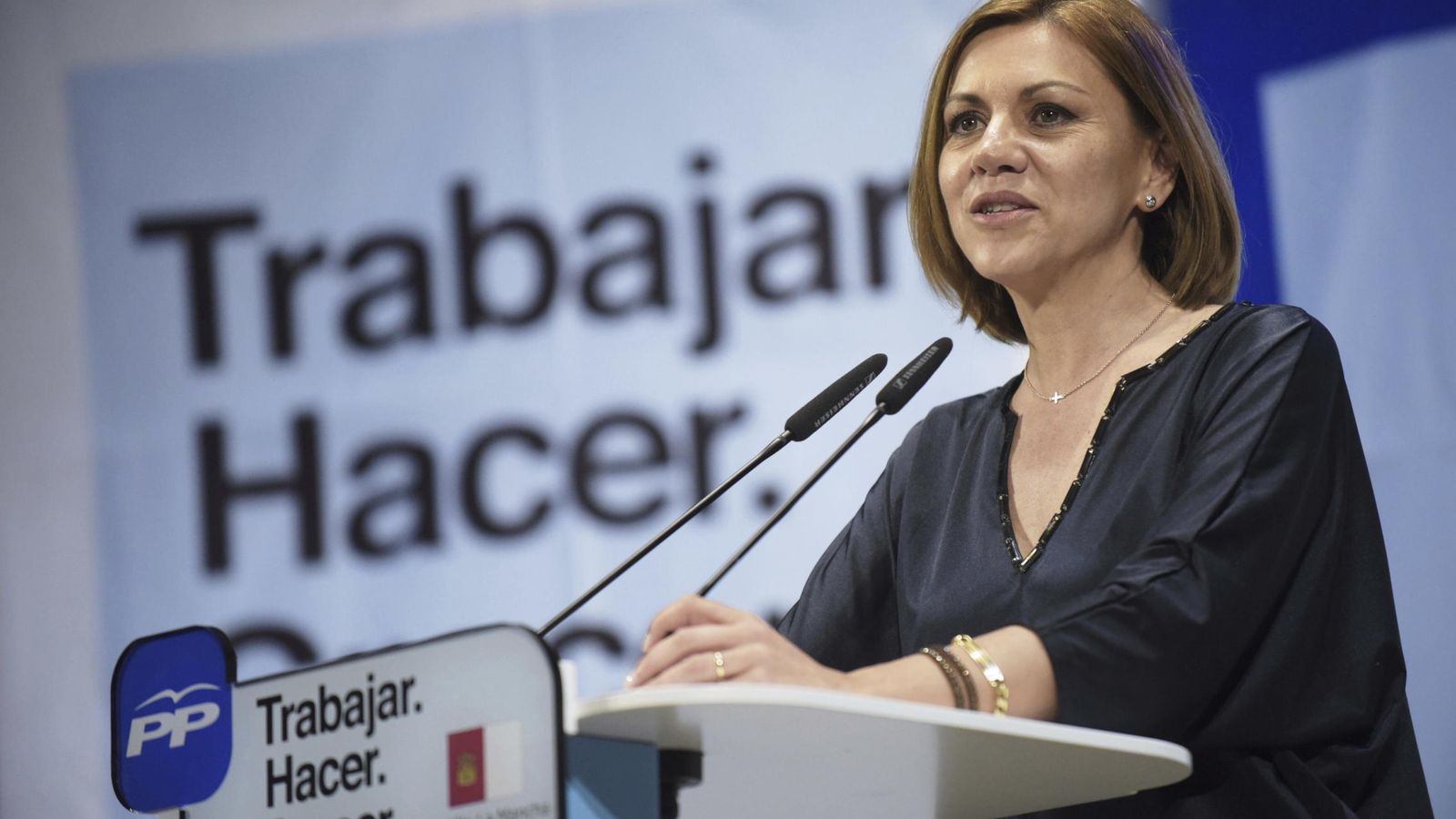 Foto: La presidenta del PP de Castilla-La Mancha y candidata a la Presidencia de la Junta de Comunidades, María Dolores de Cospedal. (Efe)