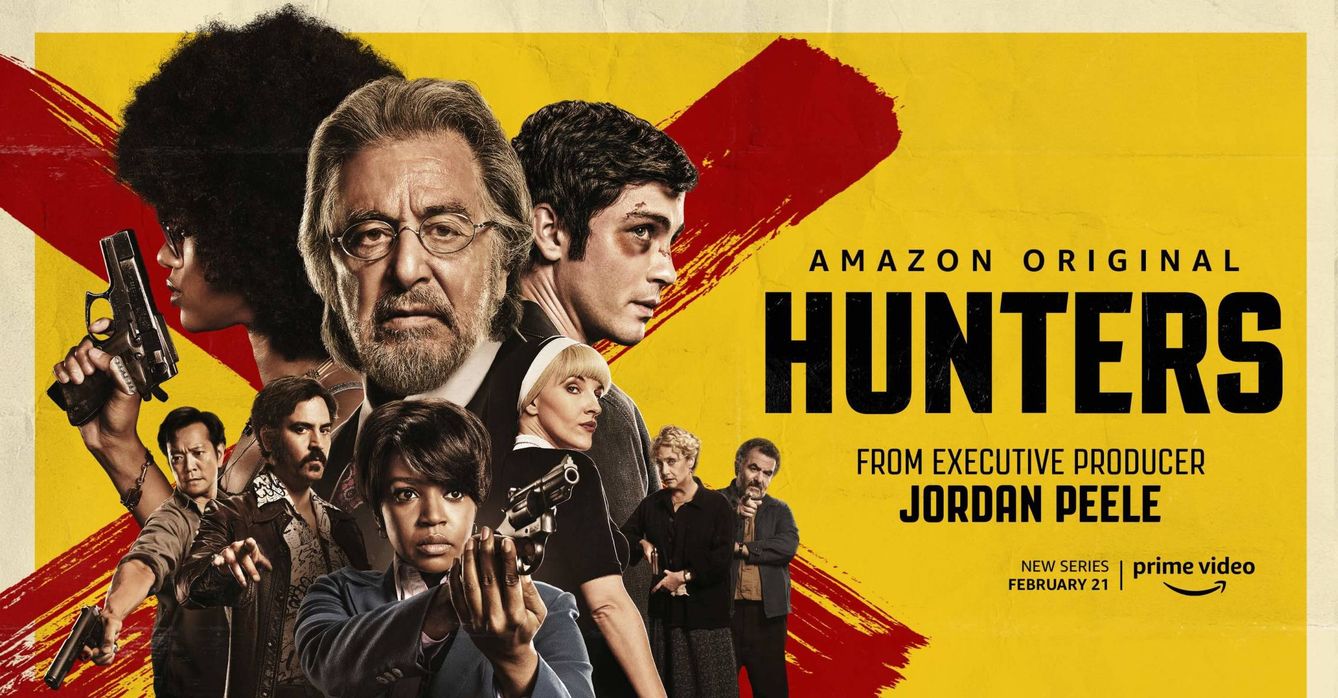 Cartel promocional de 'Hunters'. (Amazon Studios)