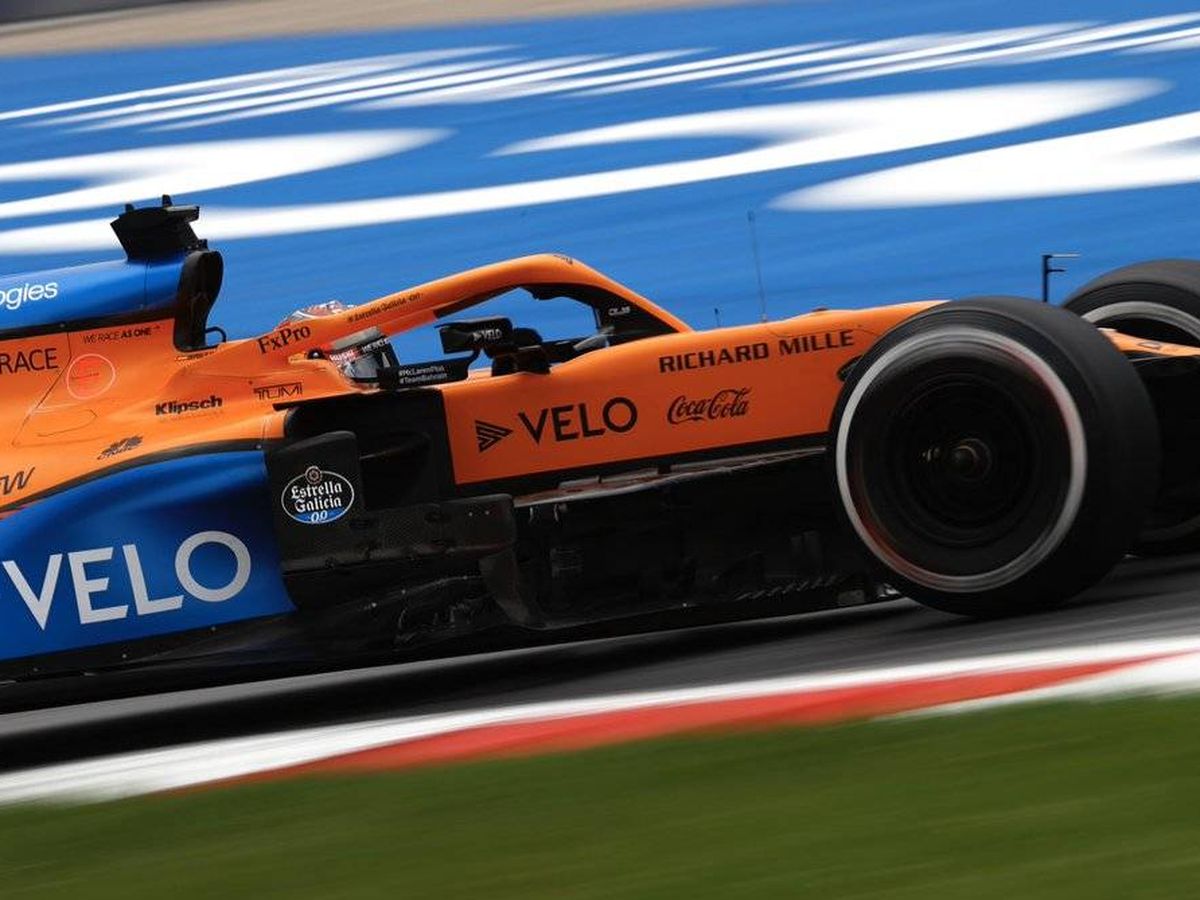 Foto: La lluvia del sábado condicionará los entrenamientos, pero Sainz ya tiene el quinto puesto si se cancelaran las sesiones (McLaren)