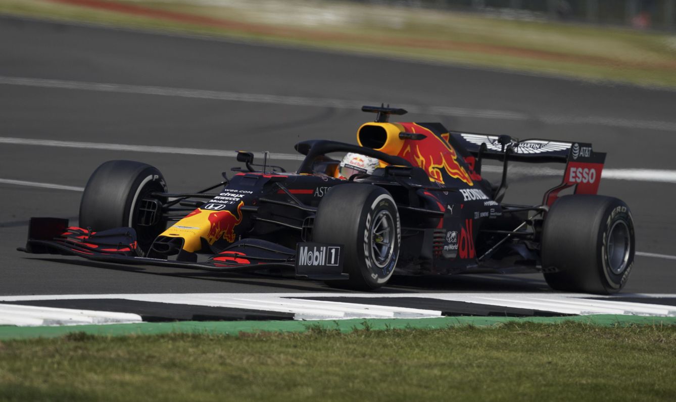 Max Verstappen durante el Gran Premio 70 Aniversario de Fórmula 1. (EFE)