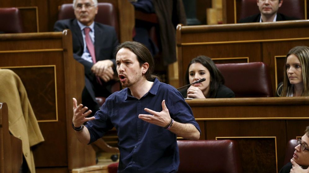 Foto: El secretario general de Podemos, Pablo Iglesias, en el Congreso de los Diputados. (Reuters)