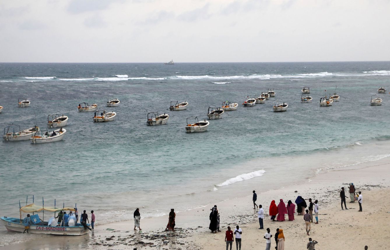 La playa Liido en Mogadiscio. (Reuters/Feisal Omar)