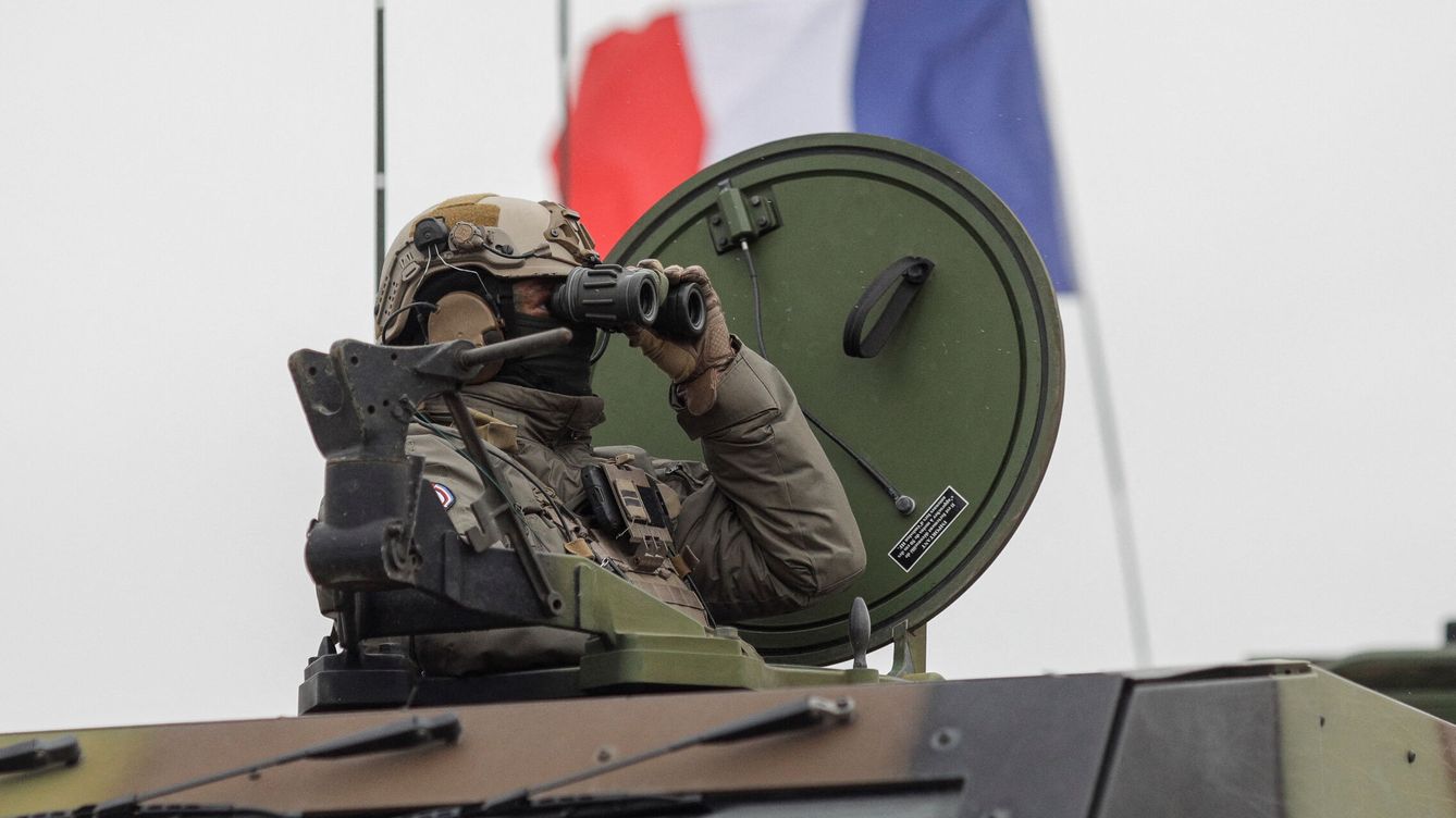 Foto: Batallón francés de la OTAN, en Rumanía. (Reuters/George Calin)