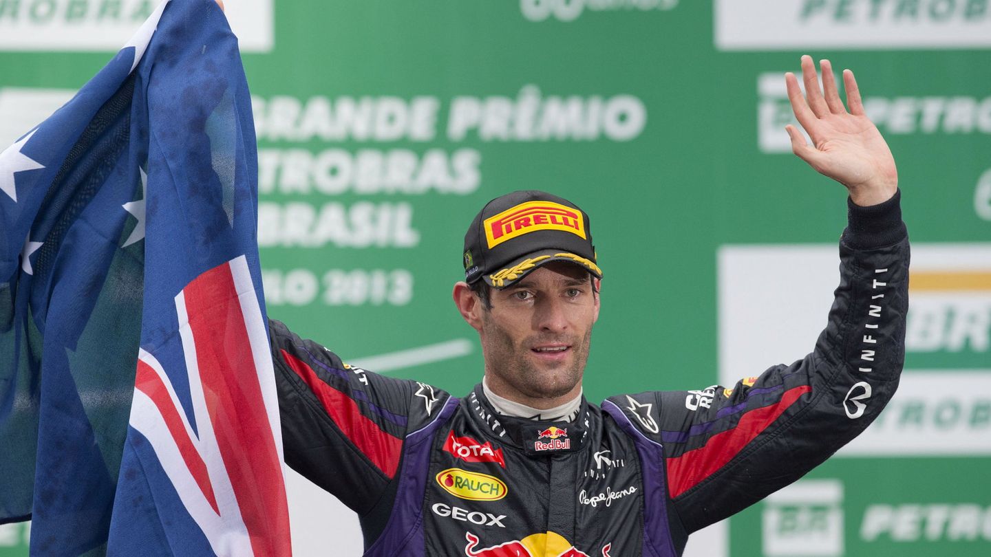 Mark Webber en el GP de Brasil, su última prueba en F1.