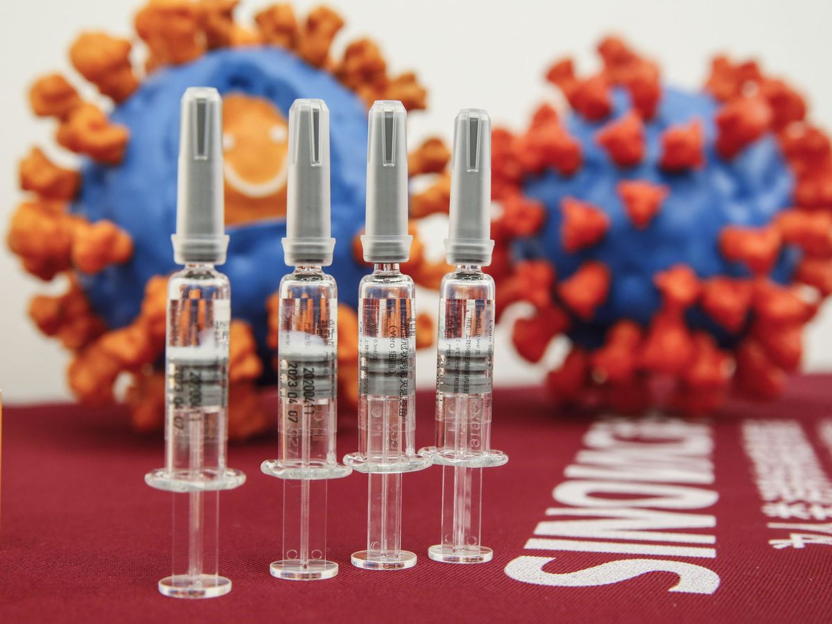 Foto: Vacunas de las empresa china Sinovac. (EFE/Wu Hong)