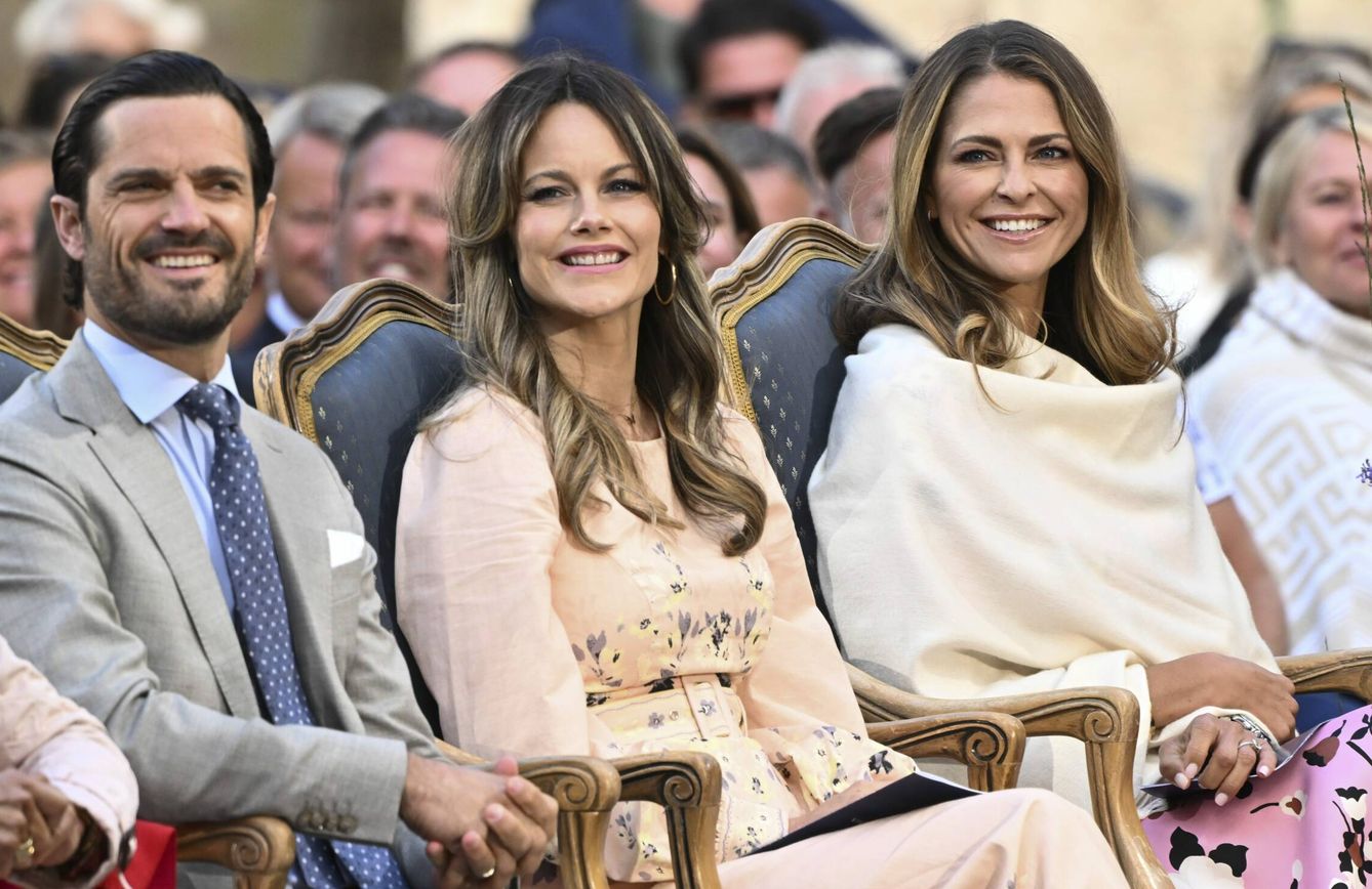 El príncipe Carlos Felipe, su esposa Sofía y la princesa Magdalena de Suecia. (Cordon Press)