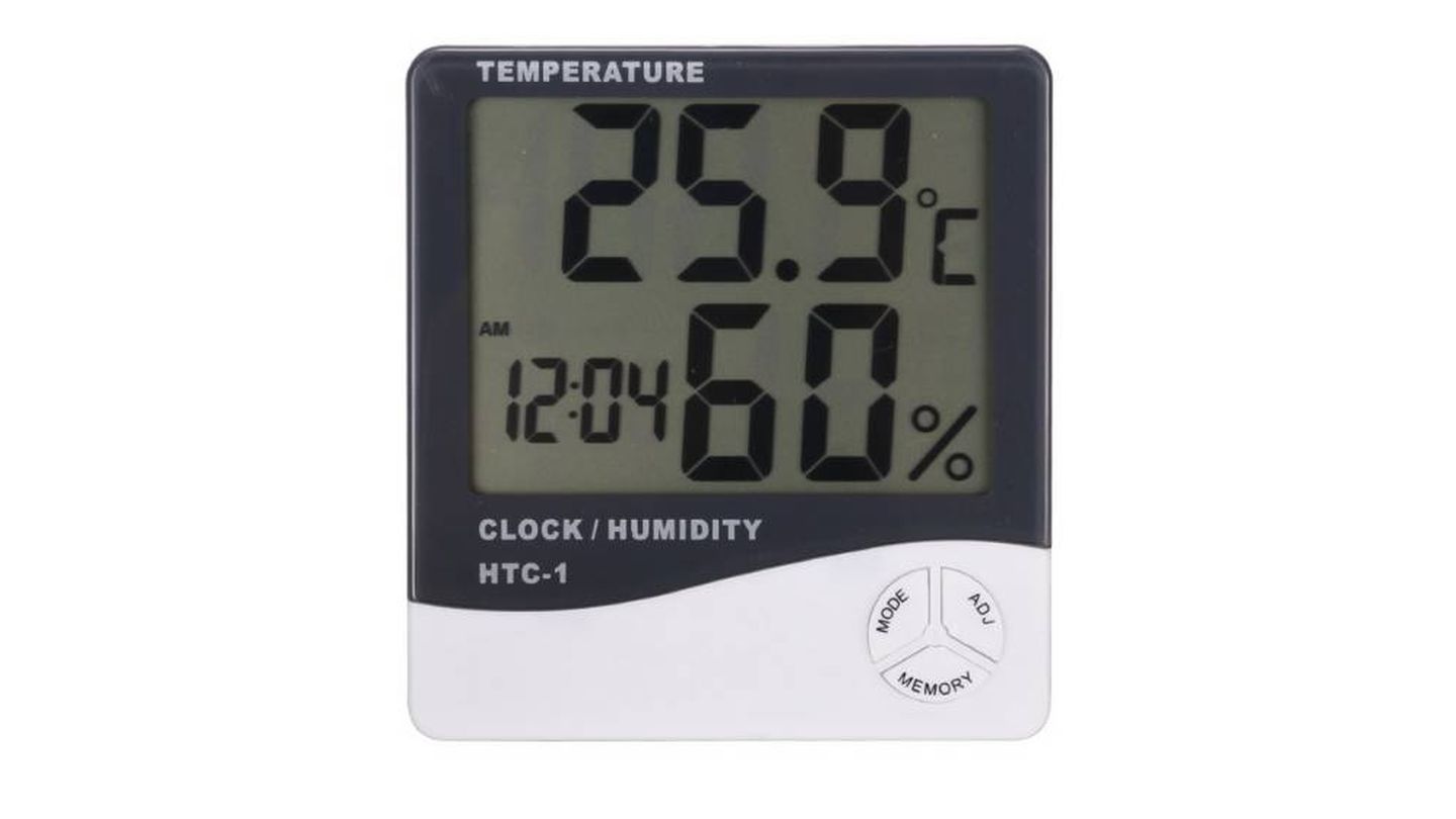 Pequeño medidor de temperatura y humedad