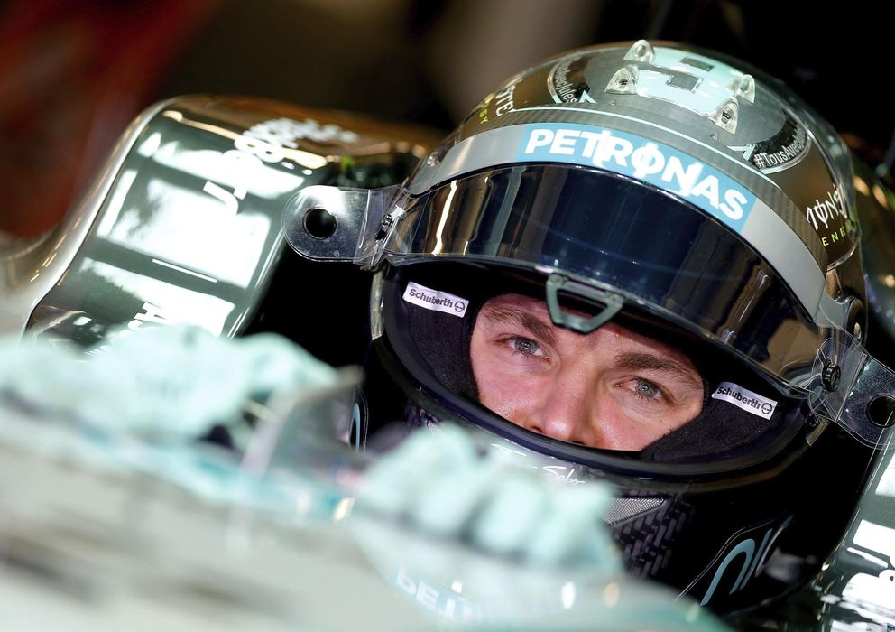 Foto: Nico Rosberg en su monoplaza, este fin de semana.