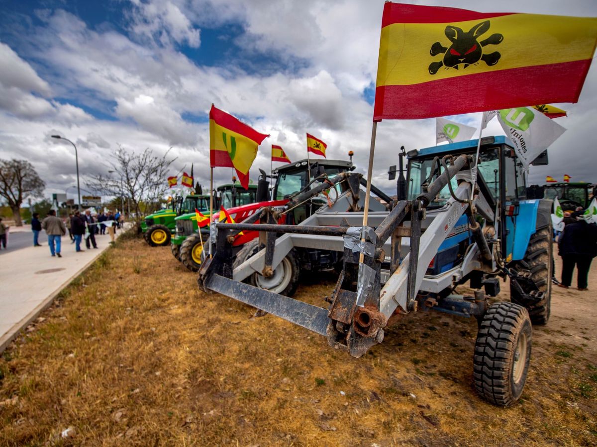 Foto: Tractorada y posterior manifestación para reivindicar medidas en defensa del campo.