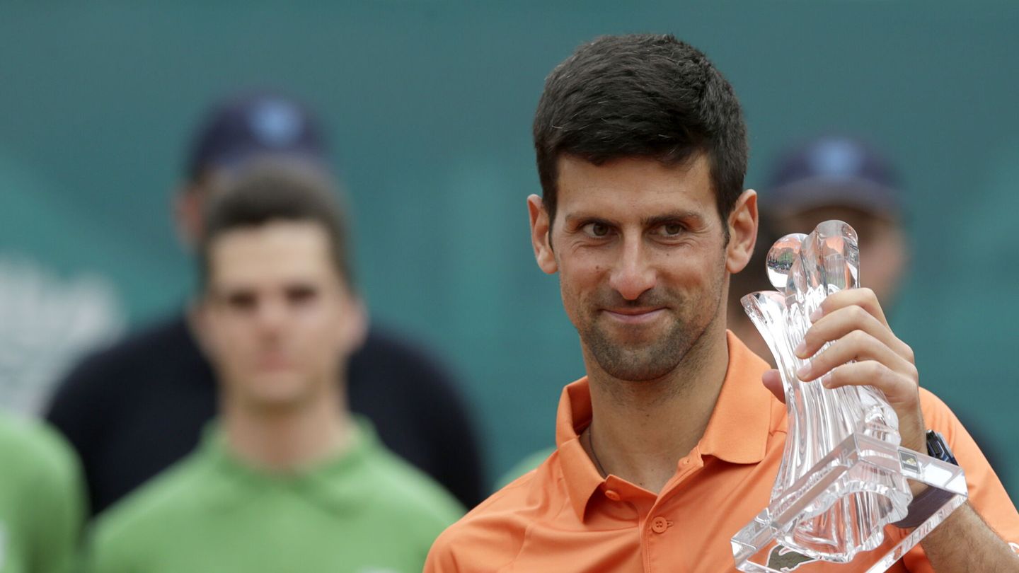Novak Djokovic, tras ganar el Open de Serbia. (EFE/Andrej Cukic) 