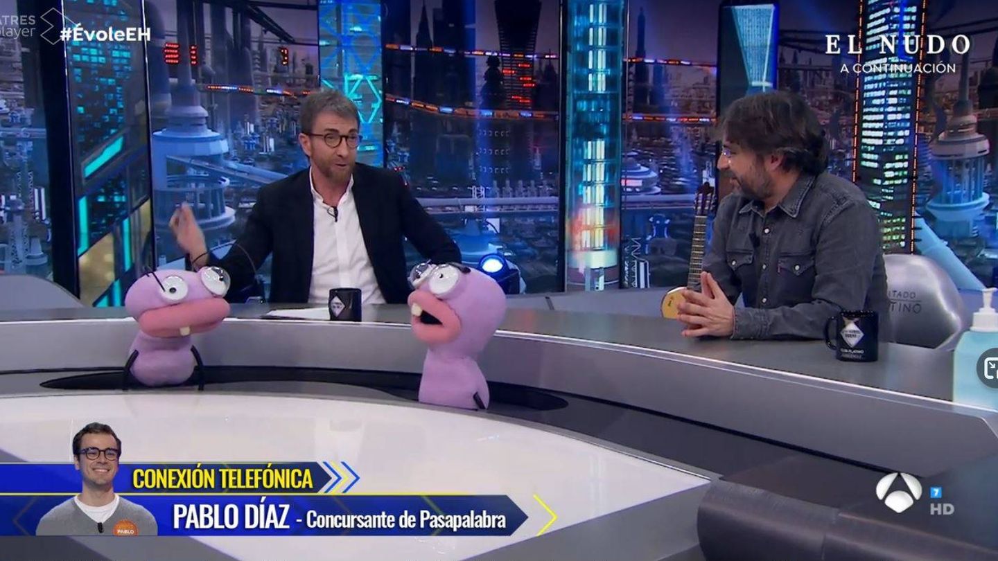 Llamada de Pablo Díaz a 'El hormiguero'. (Atresmedia Televisión)