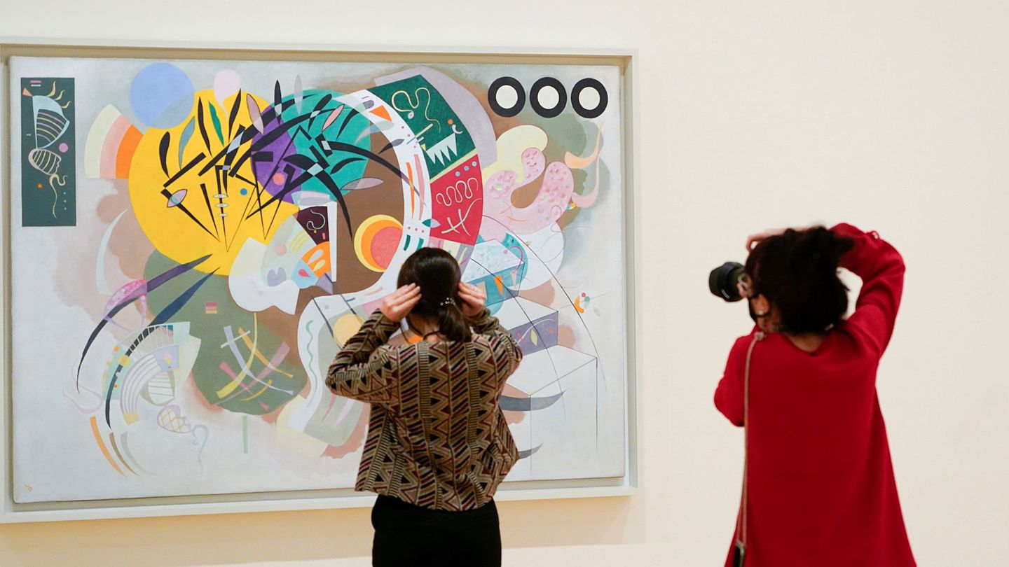 Exposición de Vasily Kandinsky en el Guggenheim de Bilbao. (Reuters)