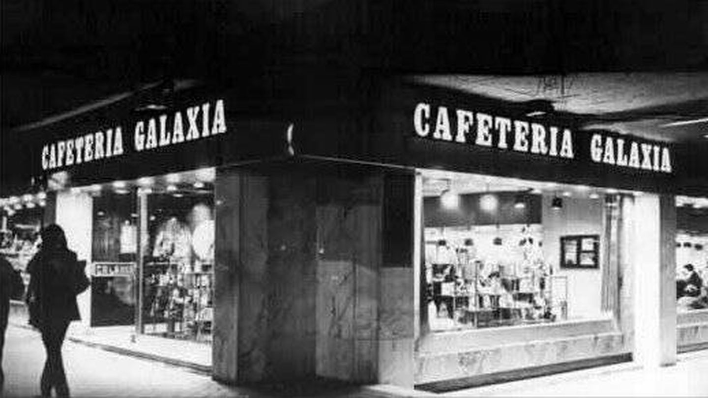 Cafetería Galaxia, años 80.