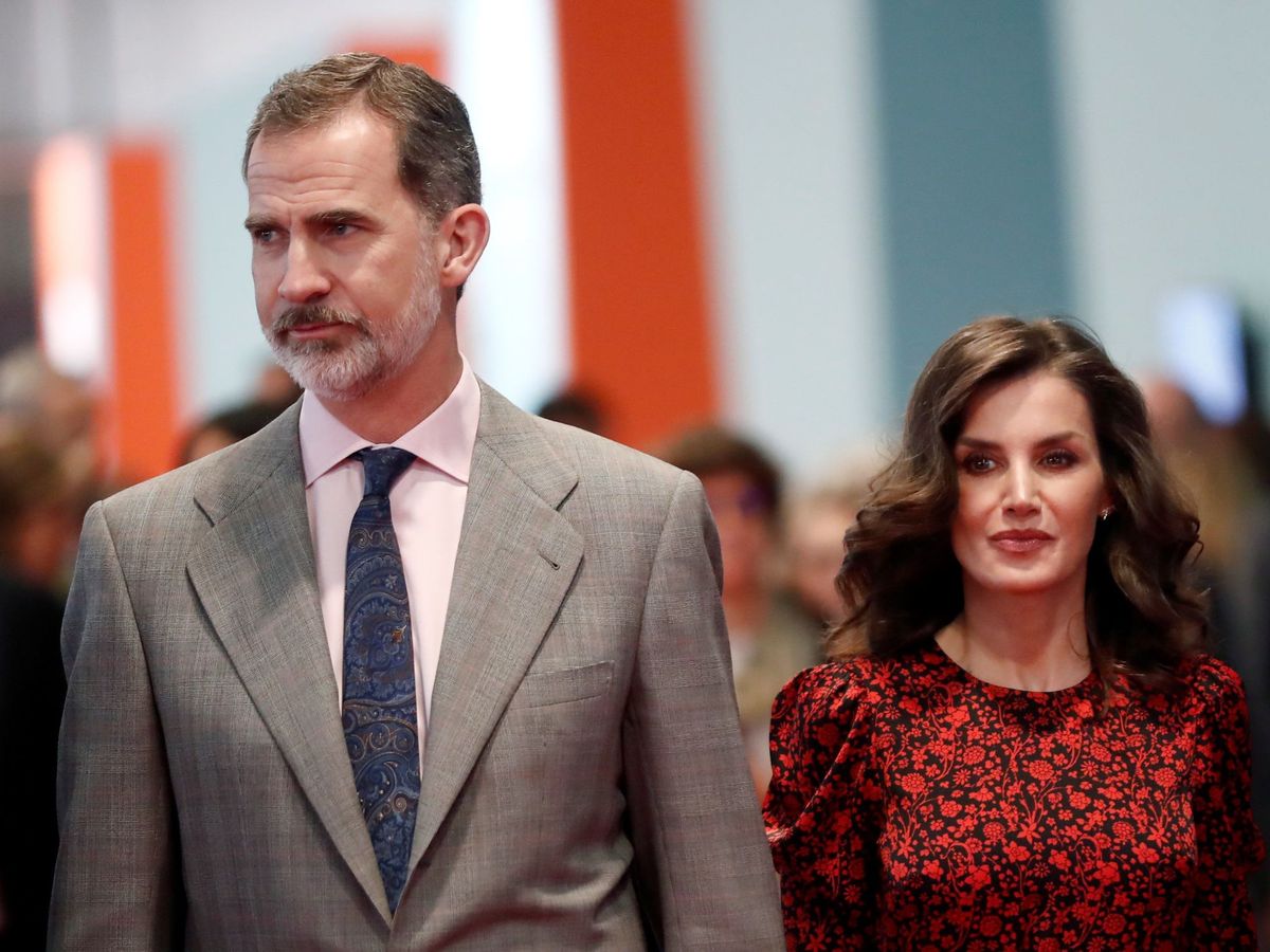 Foto: Los reyes Felipe y Letizia, en la inauguración de ARCO en febrero. (EFE)