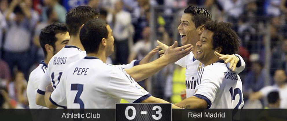 Foto: Ronaldo destroza al Athletic y demuestra que ni las patadas pueden frenarle