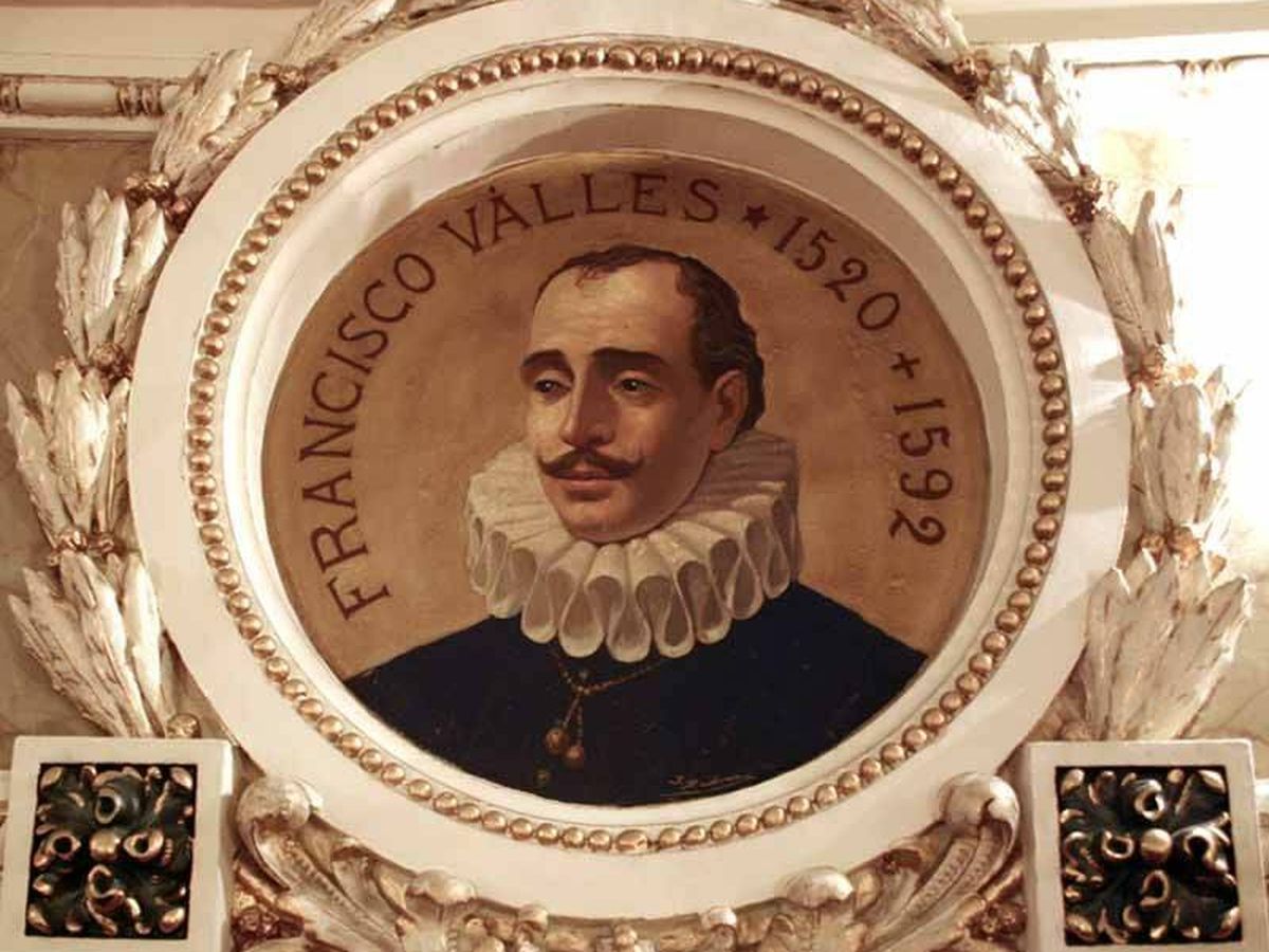 Foto: Uno de los retratos en homenaje a Francisco Valles. (Alfonso Jesús Martínez Marcos/Cedida)