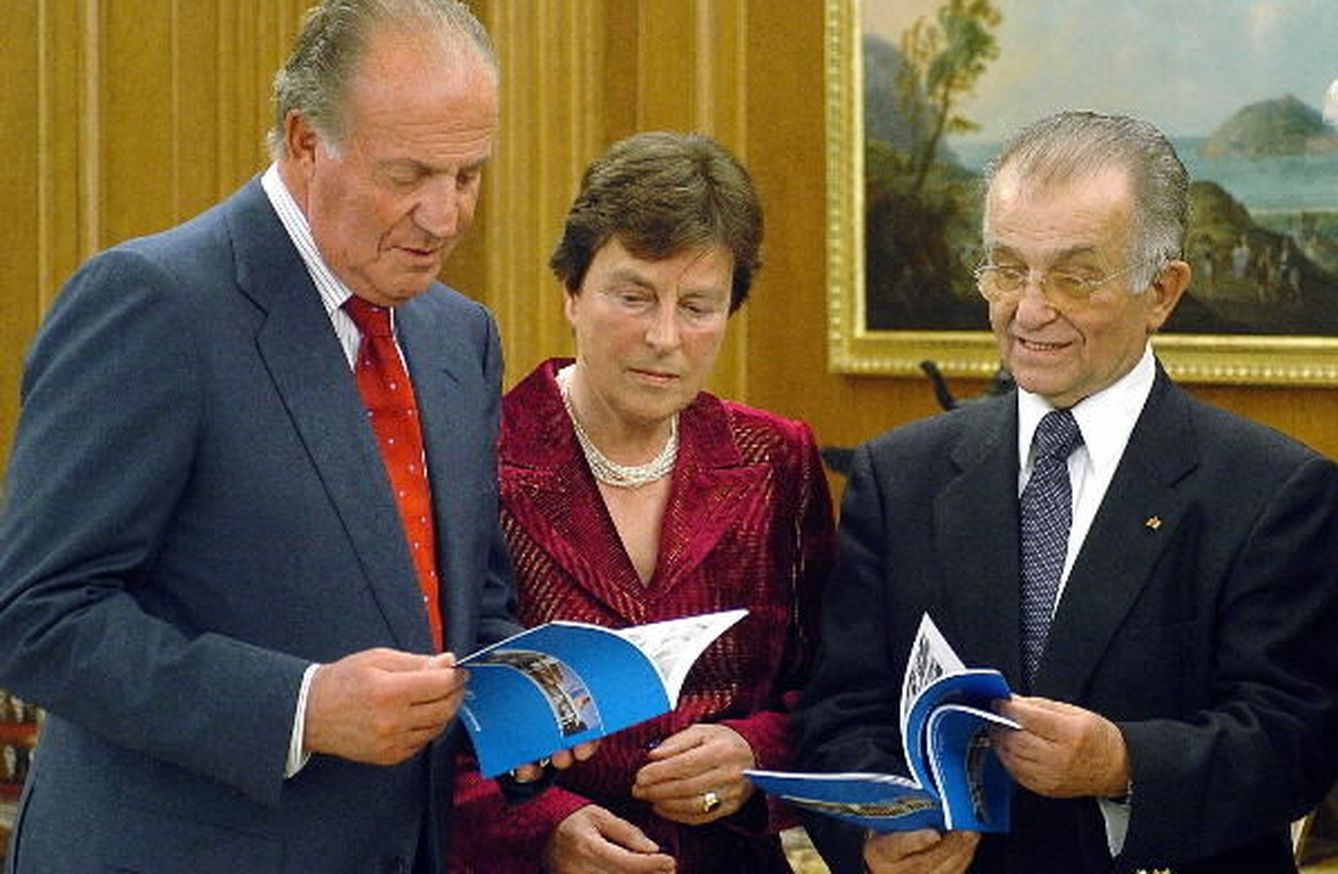 El Rey Juan Carlos recibió en 2006 a una representación de la Fundación Fiedrich Ebert en la que se encontraba Dieter Koniecki.
