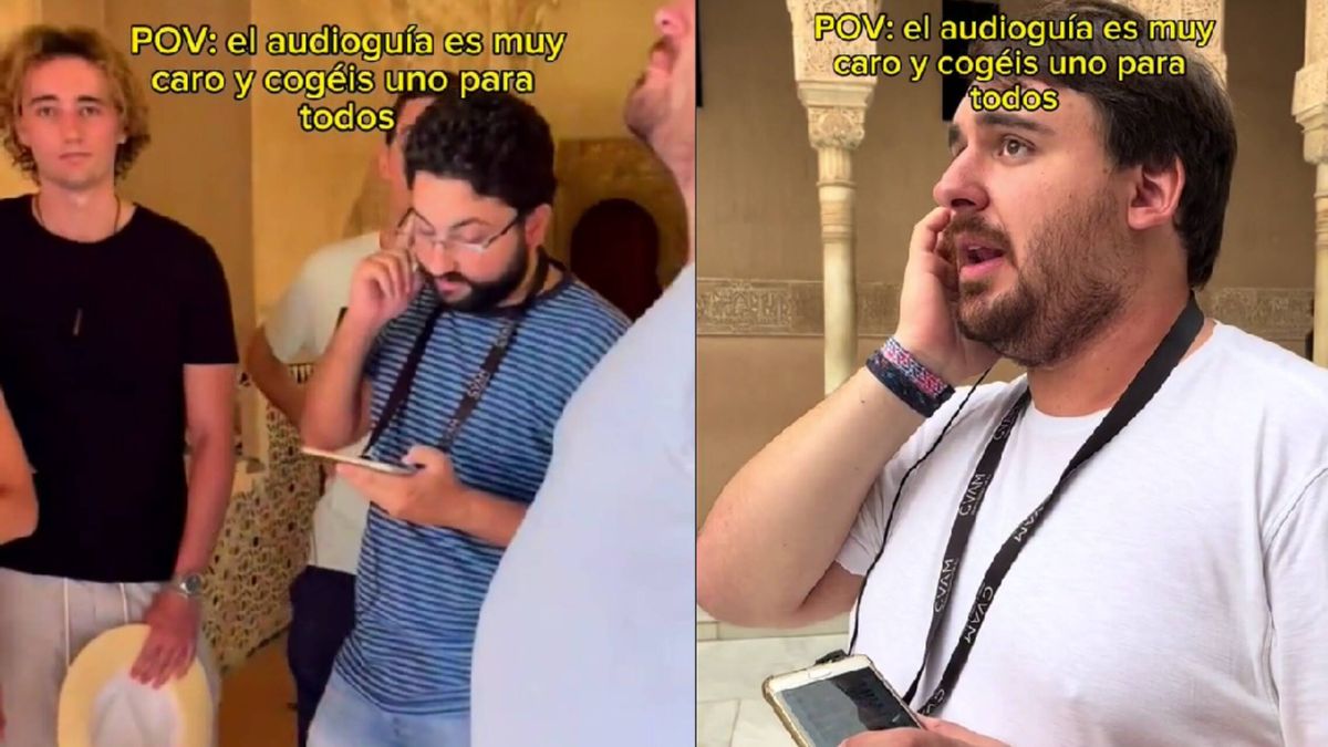 La picaresca de este grupo de amigos en la Alhambra se hace viral: "Somos 90% tacaños"
