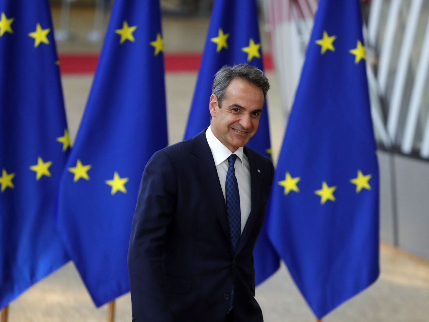 El primer ministro griego durante una cumbre europea. (EFE)