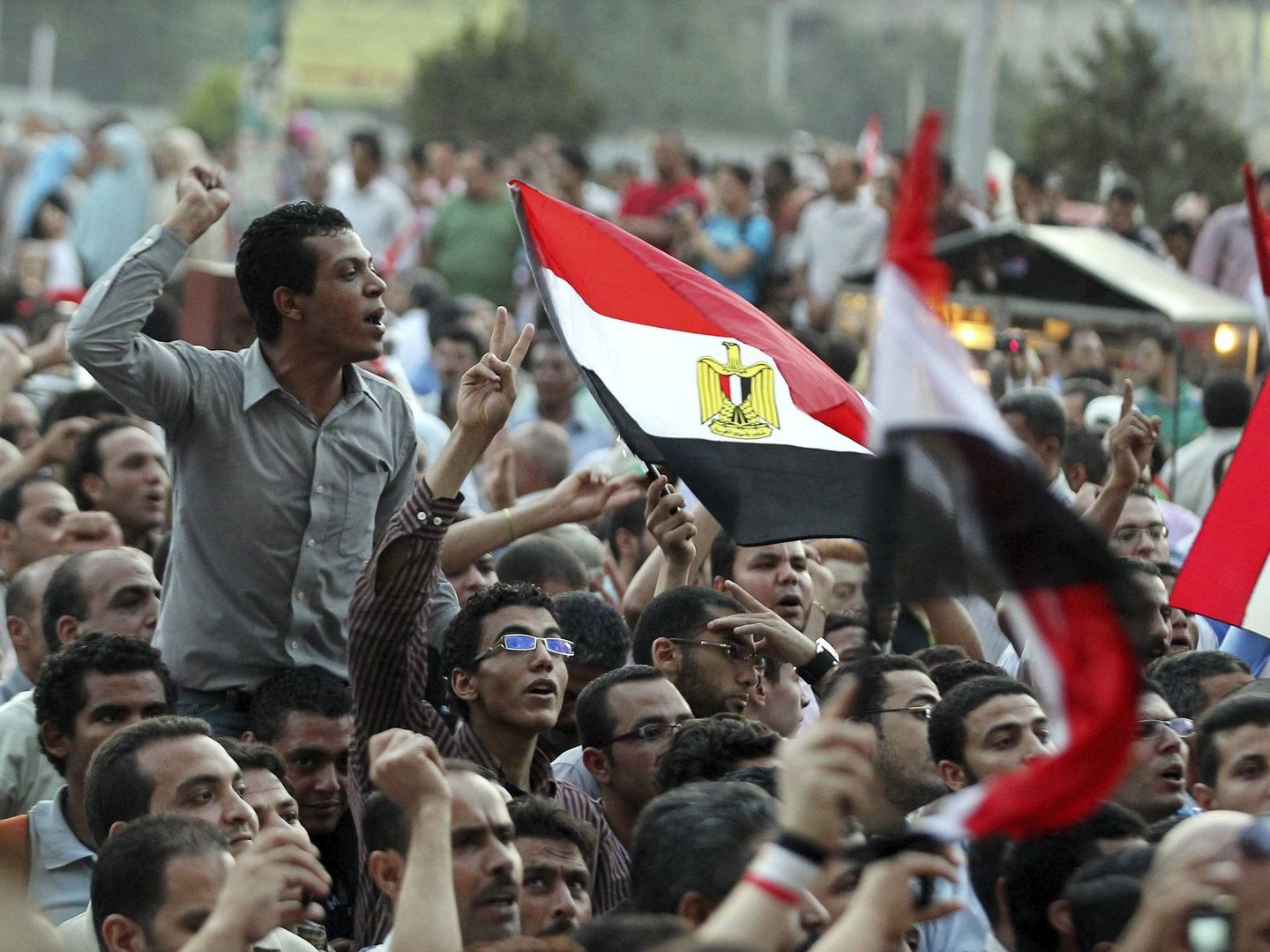 Manifestaciones en El Cairo, en 2012. (EFE)