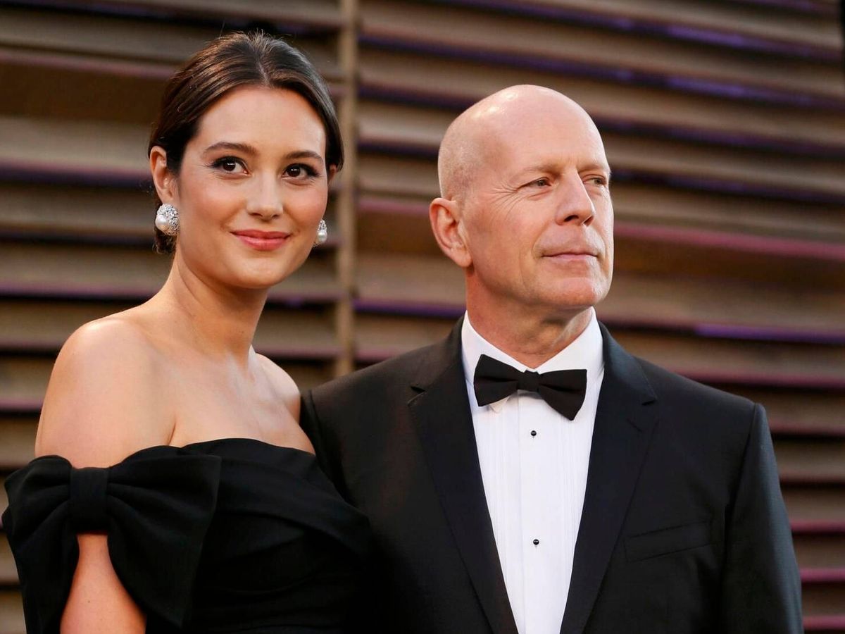 Foto: Bruce Willis y su mujer, Emma Heming, tras la gala de los Oscar de 2014. (Reuters)