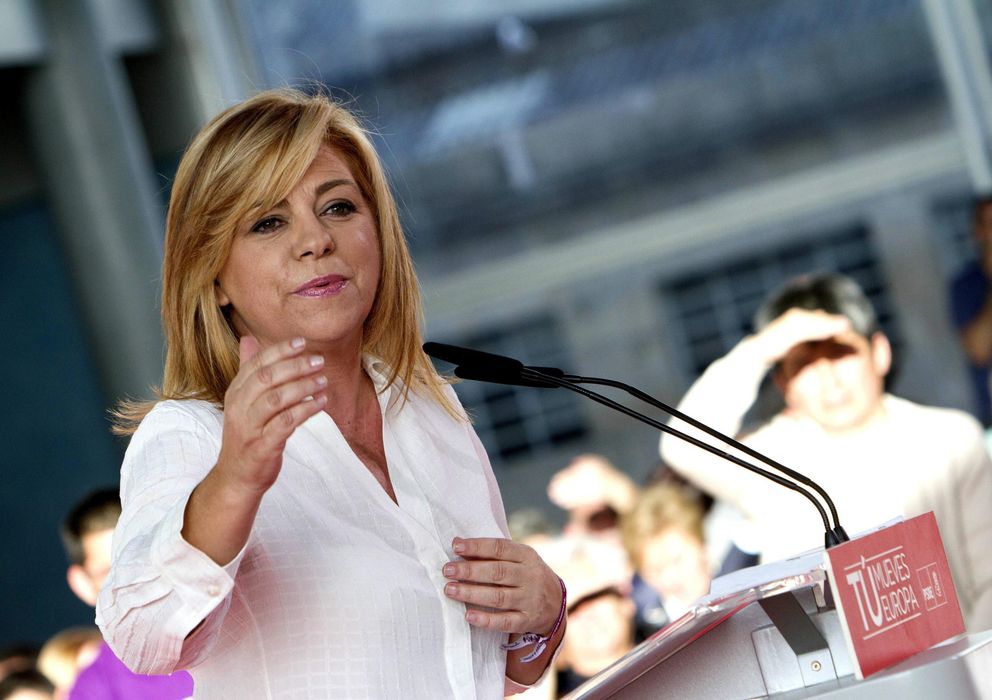 Foto: La cabeza de lista del PSOE a las elecciones europeas, Elena Valenciano. (EFE)