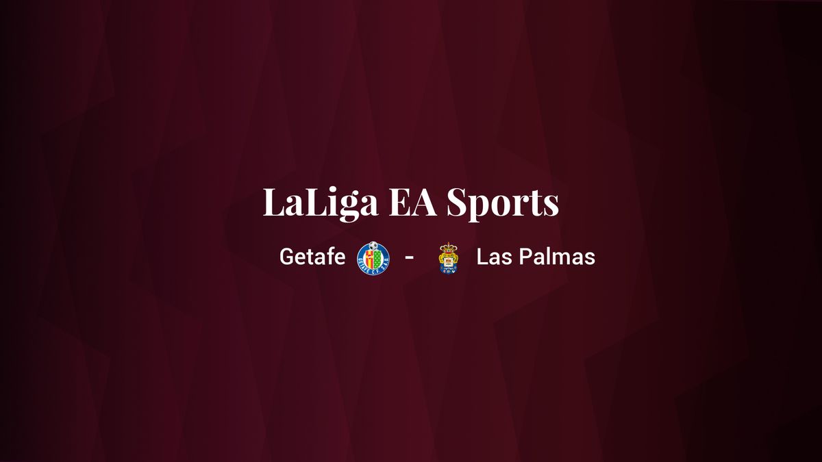 Getafe - Las Palmas: resumen, resultado y estadísticas del partido de LaLiga EA Sports