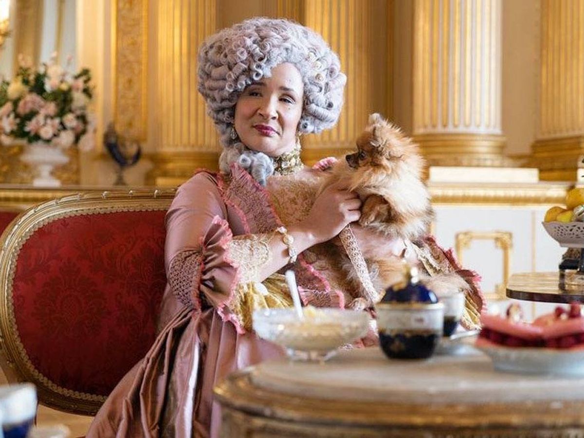 Foto: La reina Carlota, en 'Los Bridgerton'. (Netflix)