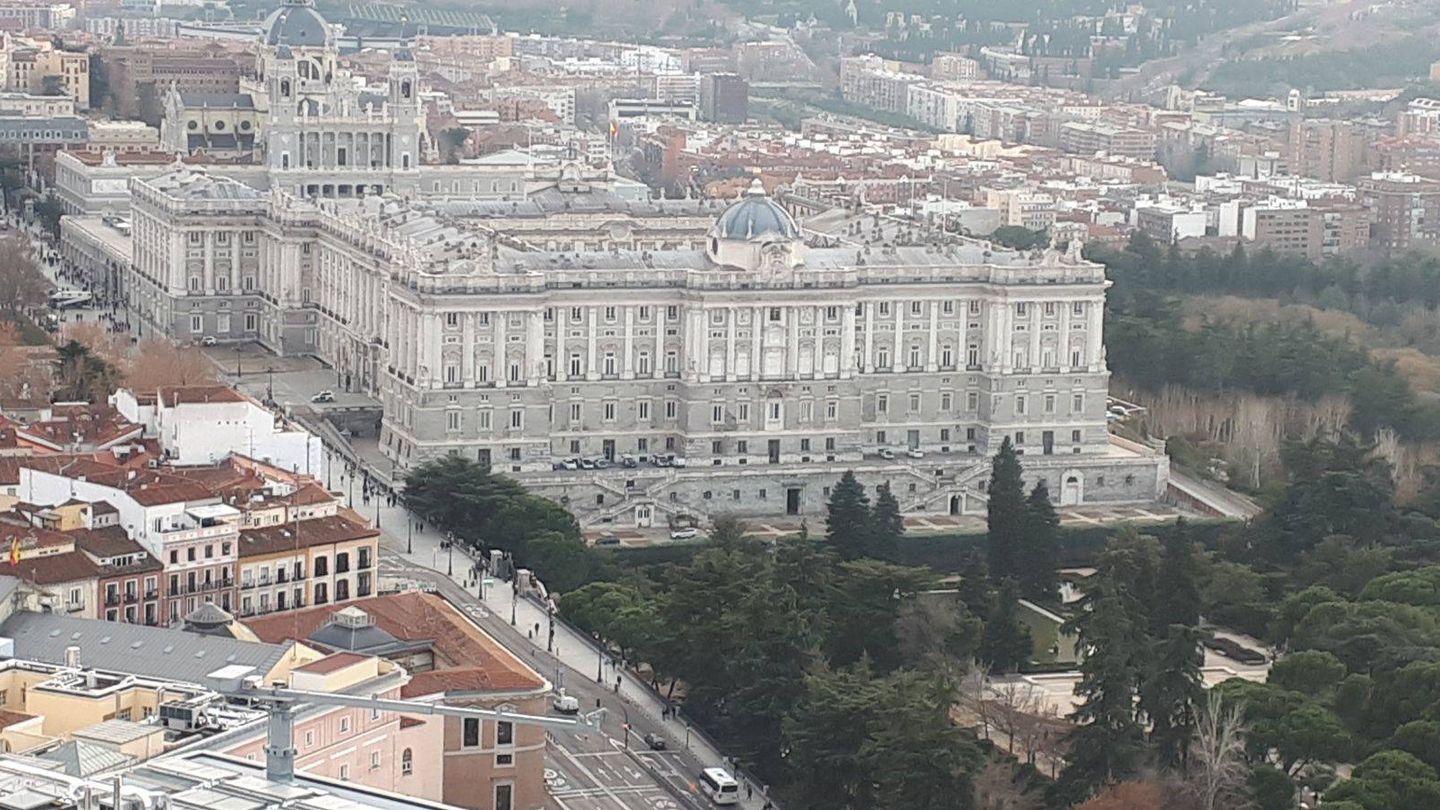 Vistas desde la azotea del Edificio España, icono de Madrid. (M. V.)