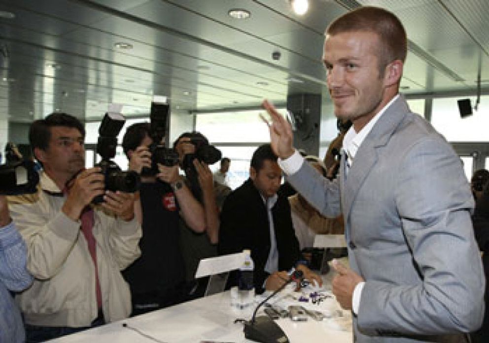 Foto: David Beckham quería terminar su carrera en el Real Madrid
