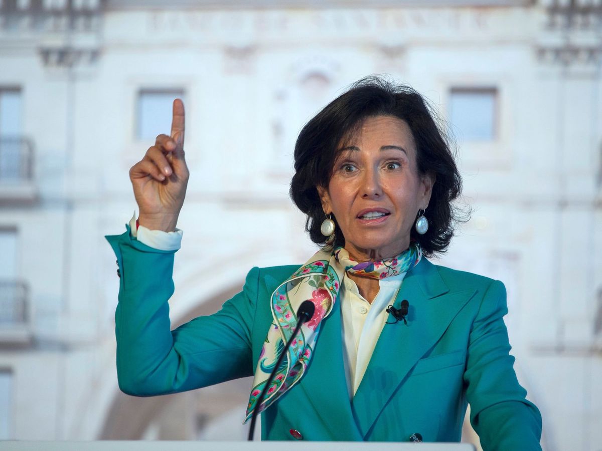Foto: Ana Botín, presidenta de Banco Santander. (EFE/Pedro Puente Hoyos)