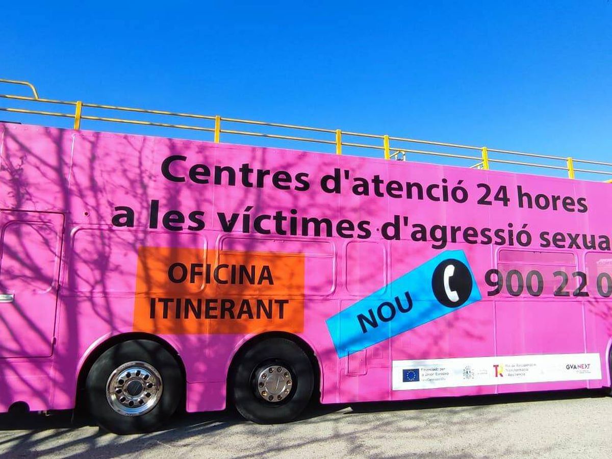 Foto: Vista del autobús contra las agresiones sexuales. (Comunidad Valenciana)