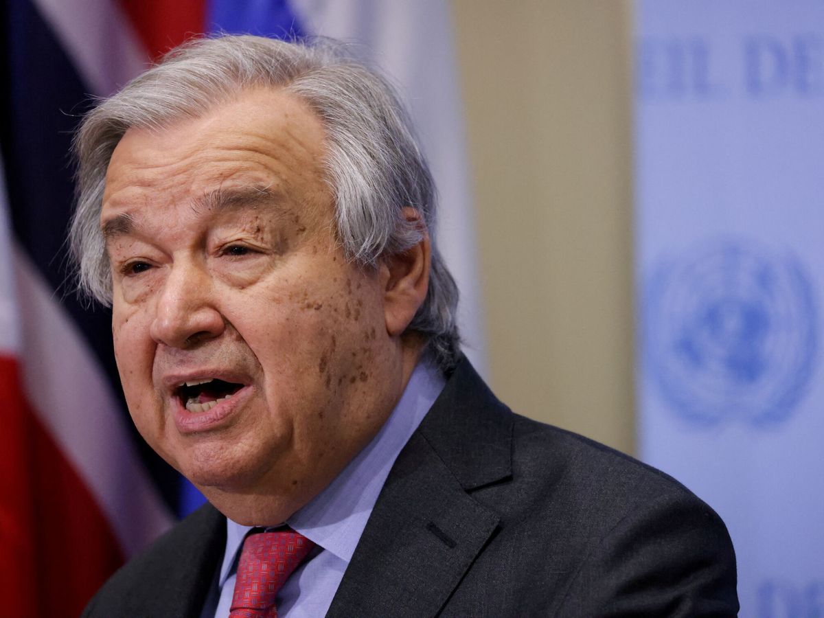Foto: El secretario general de la ONU, António Guterres. (Reuters/Andrew Kelly)