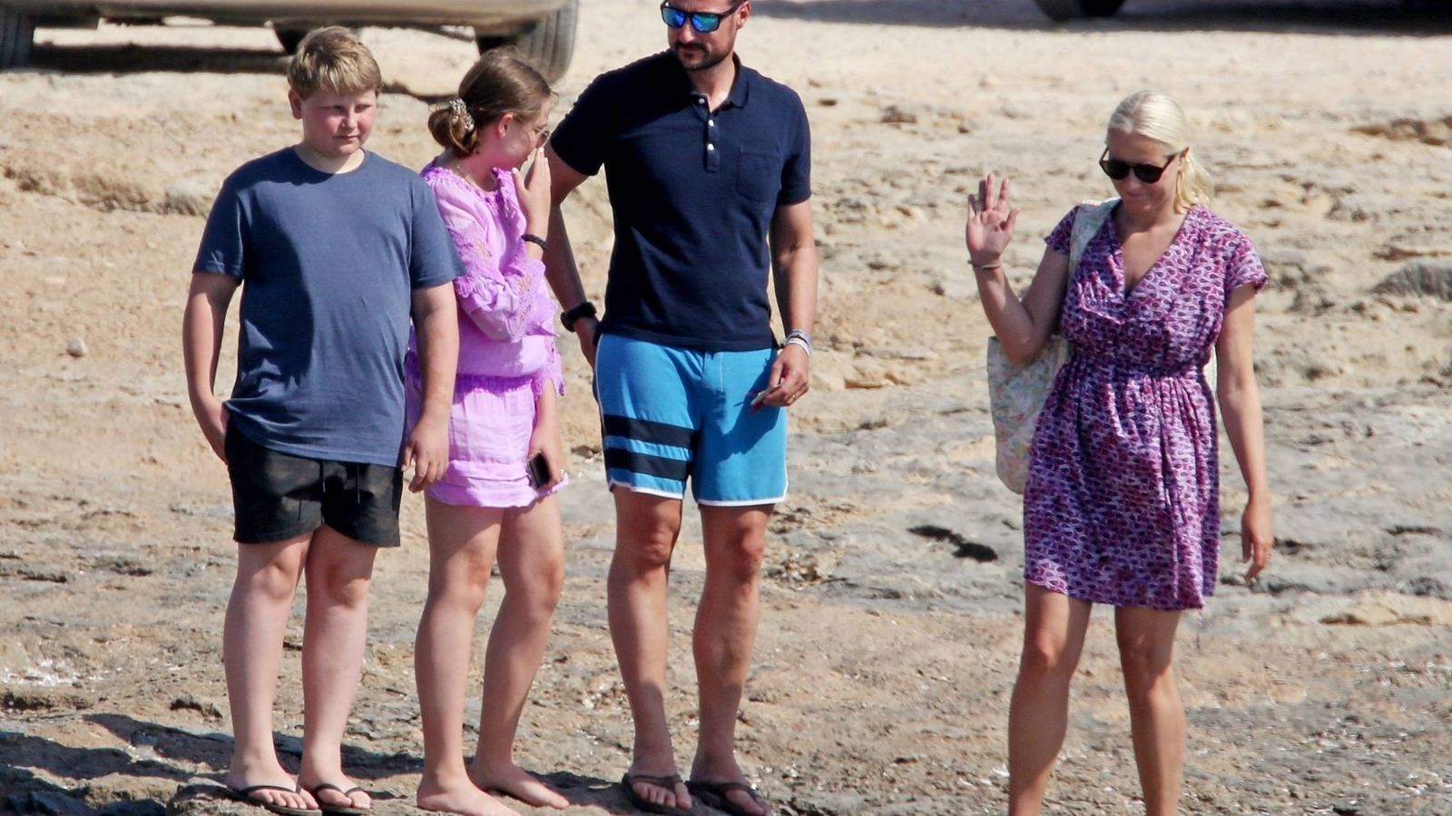 Foto: Los príncipes de Noruega, de vacaciones en Formentera. (Vanitatis)
