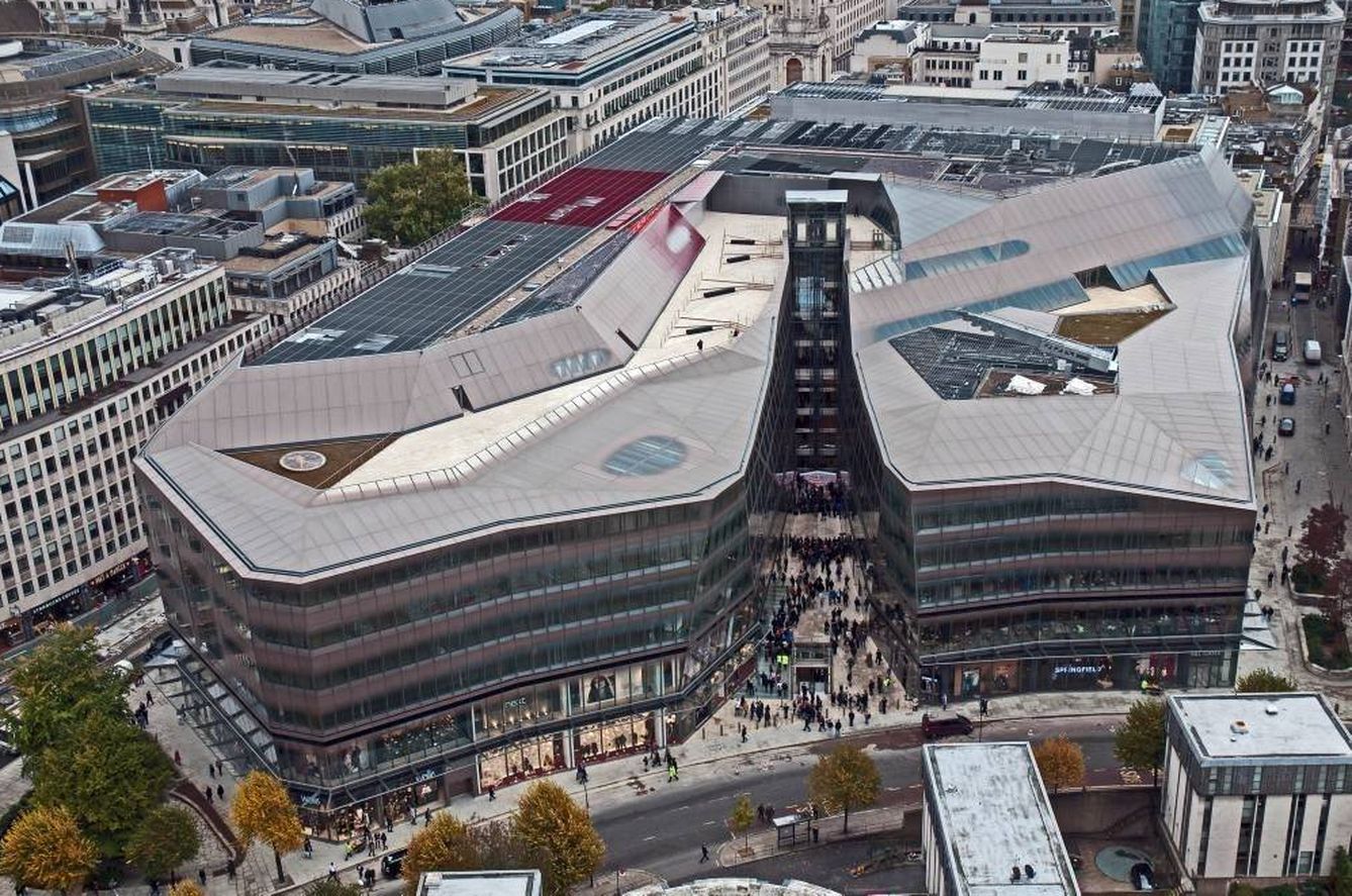 El edificio One New Change, de Jean Nouvel, en la city de Londres. (Wikipedia)