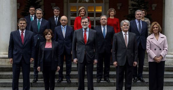 Foto: Seis miembros del último Gobierno de Mariano Rajoy son funcionarios. (EFE)