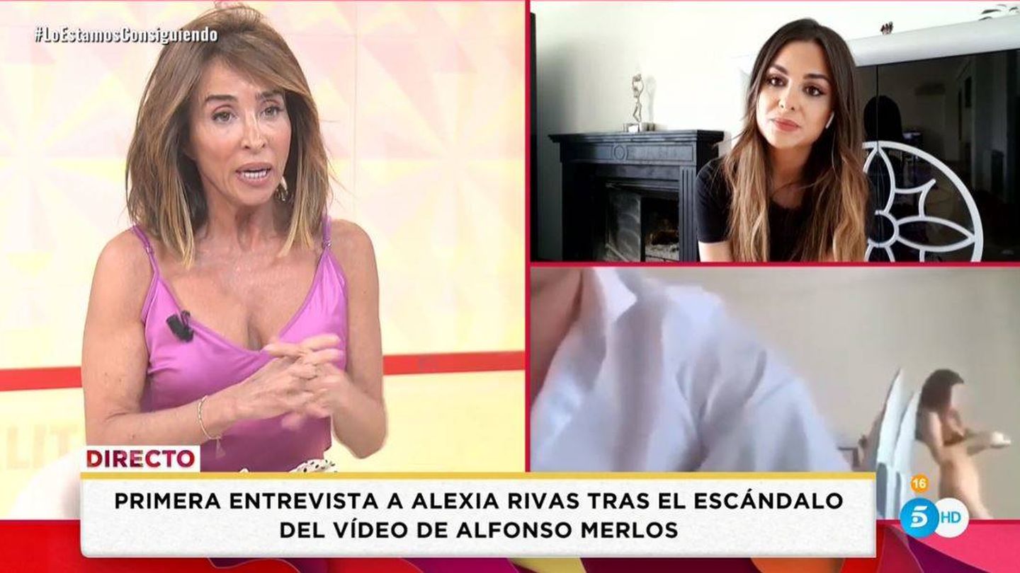 María Patiño y Alexia Rivas, en 'Socialité'. (Telecinco)