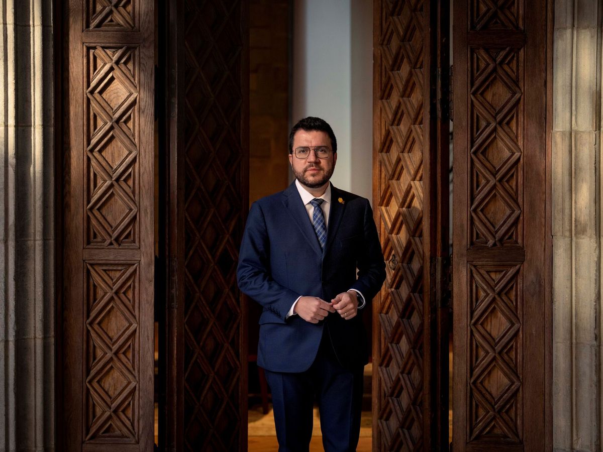 Foto: El presidente de la Generalitat, Pere Aragonès. (EFE/Enric Fontcuberta)