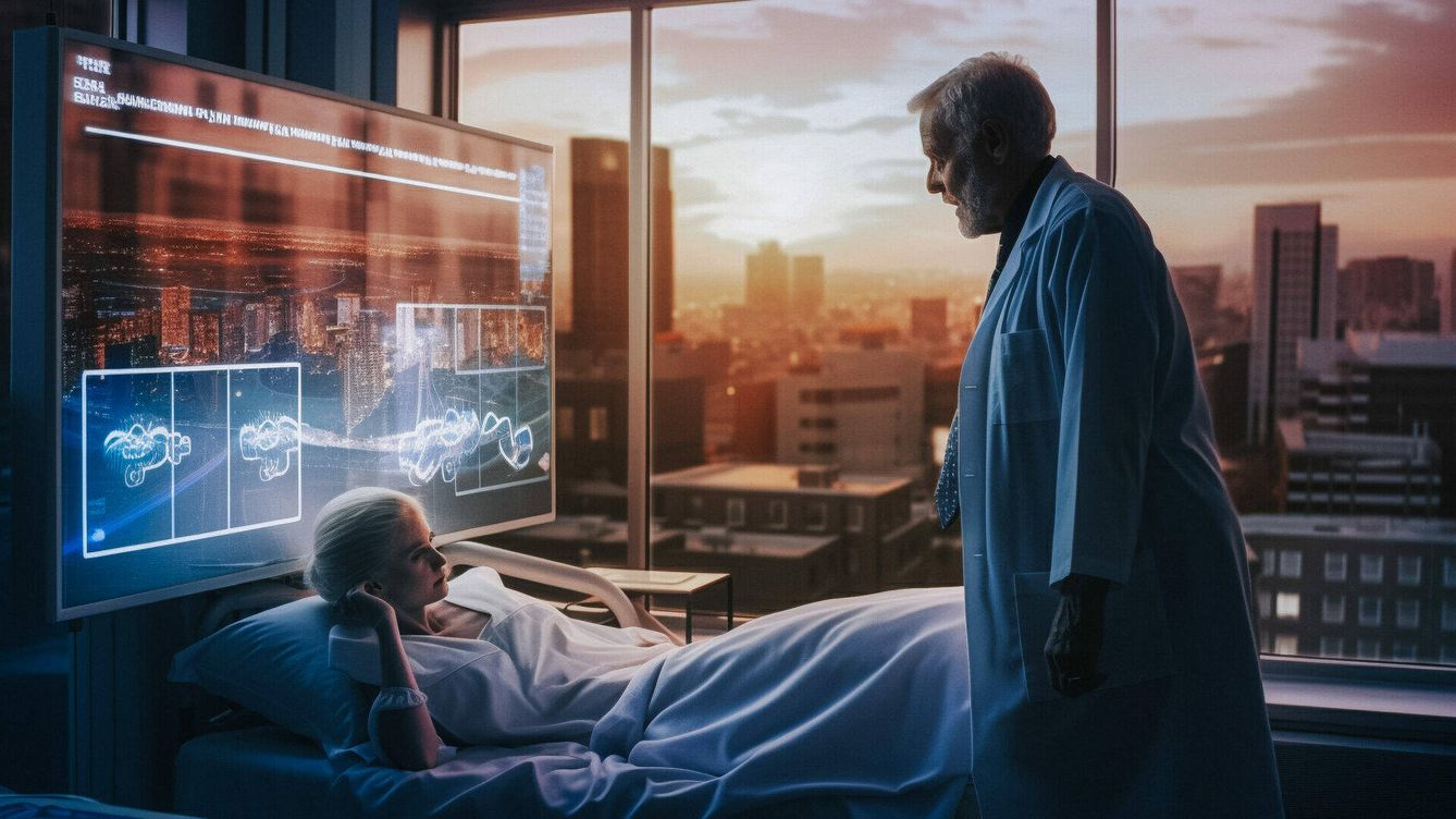Foto: La inteligencia artificial ya demuestra que puede ser una gran ayuda a los médicos. (Midjourney)